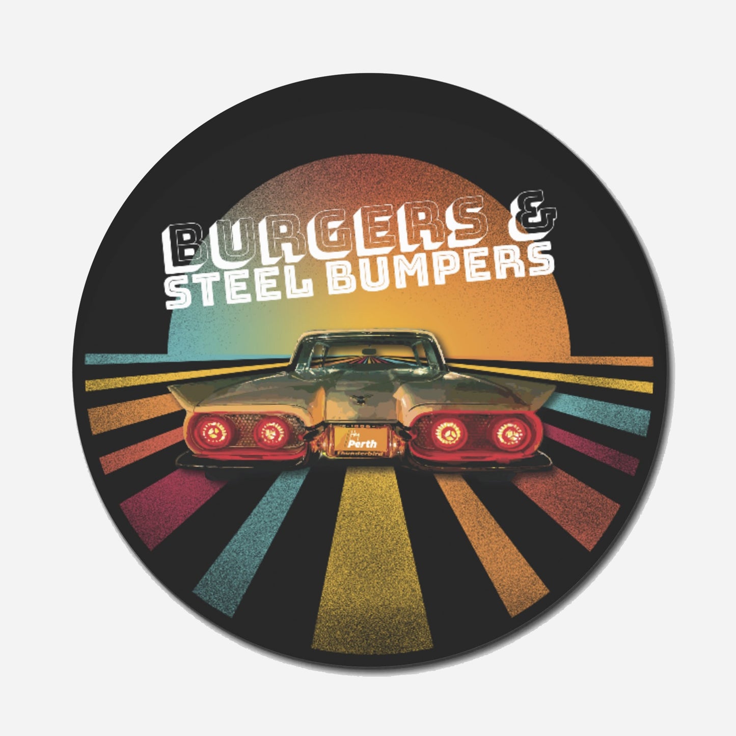 BURGERS & STEEL BUMPERS COASTERS