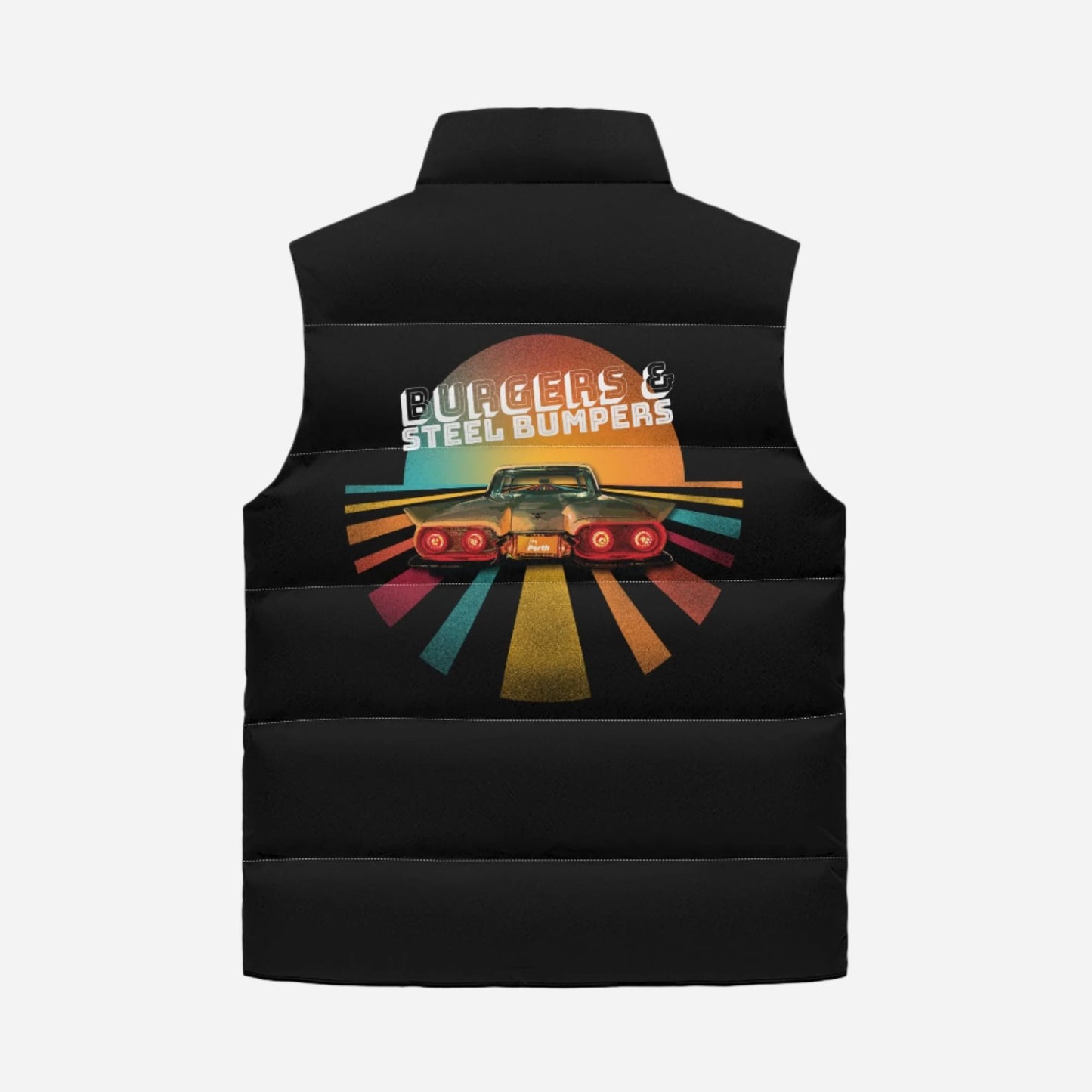 BURGERS & STEEL BUMPERS PUFF VEST